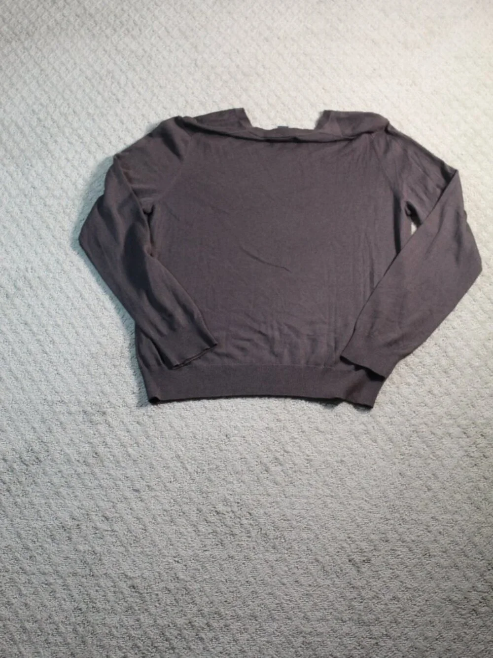 Banana Republic V-Neck Sweater Mens M Cotton Cashmere Silk Preppy Academia Brown